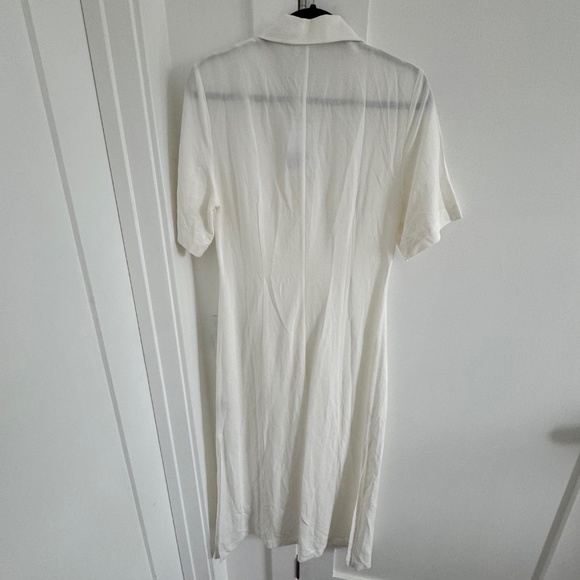 NWT & Other Stories Stockholm Atelier | Shell Button Shirt Midi Dress White - Picture 9 of 10